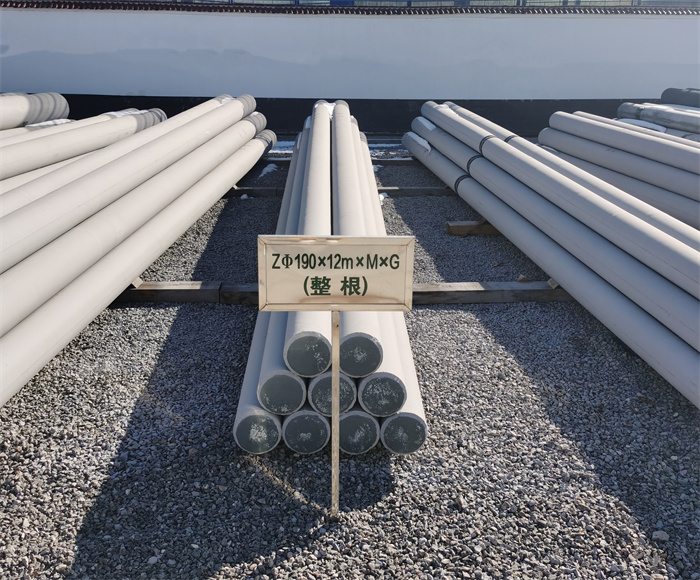 鞍山190×12米钢筋混凝土水泥电线杆